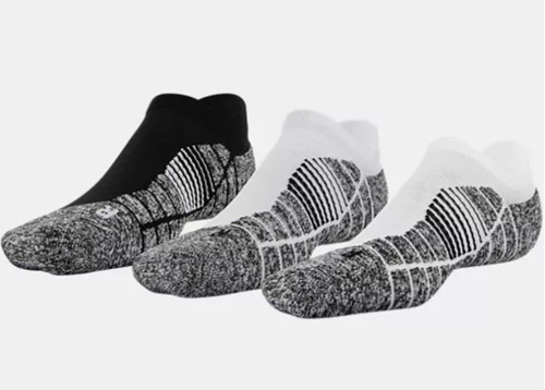 Under Armour - Men's UA Elevated+ Performance No Show Socks 3-Pack
