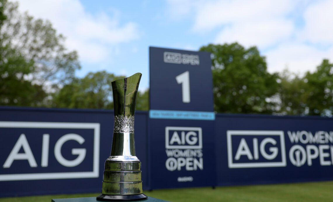 AIG Women's Open Tee Times 2023 Rounds One And Two VCP Golf