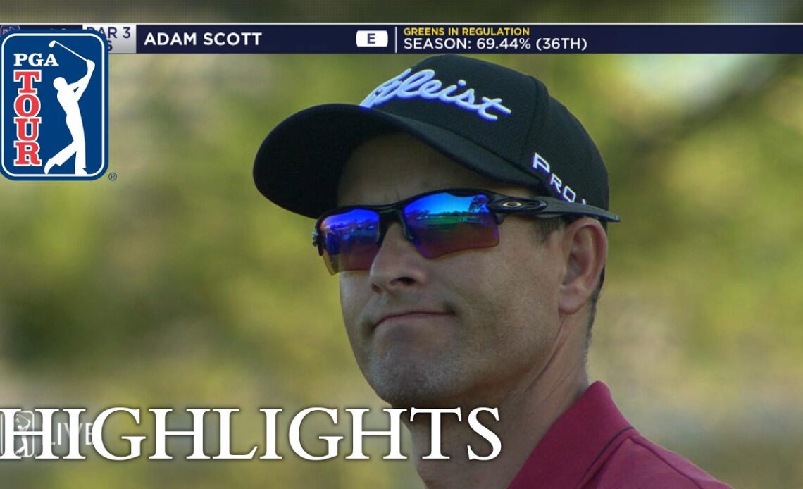 Adam Scott extended highlights | Round 1 | Wells Fargo