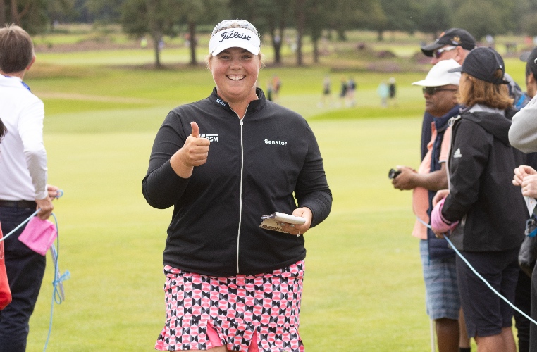 BRILLIANT BOUNCE BACK HELPS HEWSON TO BEST MAJOR FINISH AT AIG WOMEN’S OPEN