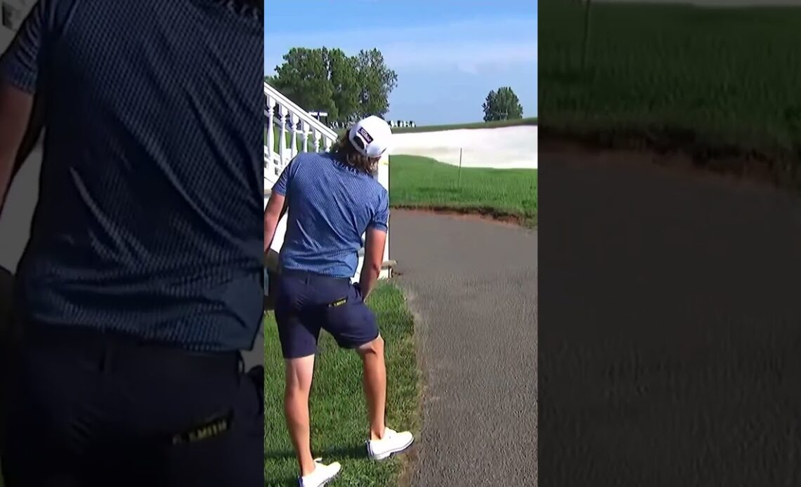 Cam from the Concrete. How?! 🤯 #livgolf #golf #sports