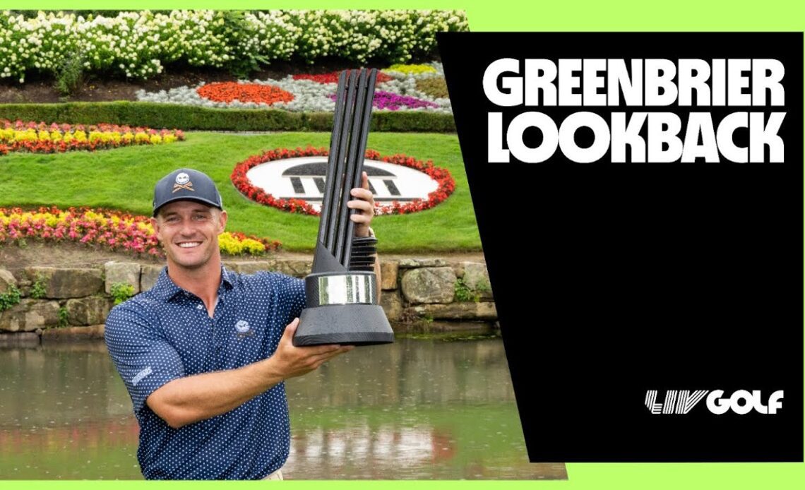 Greenbrier Lookback: Bryson's historic week | LIV Golf Greenbrier