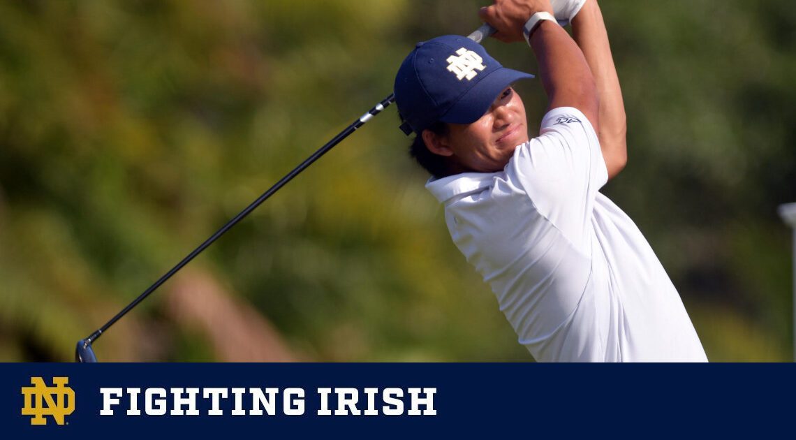 Kho Makes History Competing in 2023 Open Championship – Notre Dame Fighting Irish – Official Athletics Website