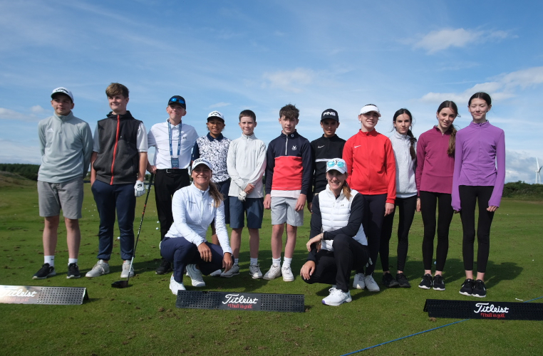 LET GOLFERS TAKE PART IN JUNIOR CLINIC AT 2023 FREED GROUP WOMEN’S SCOTTISH OPEN