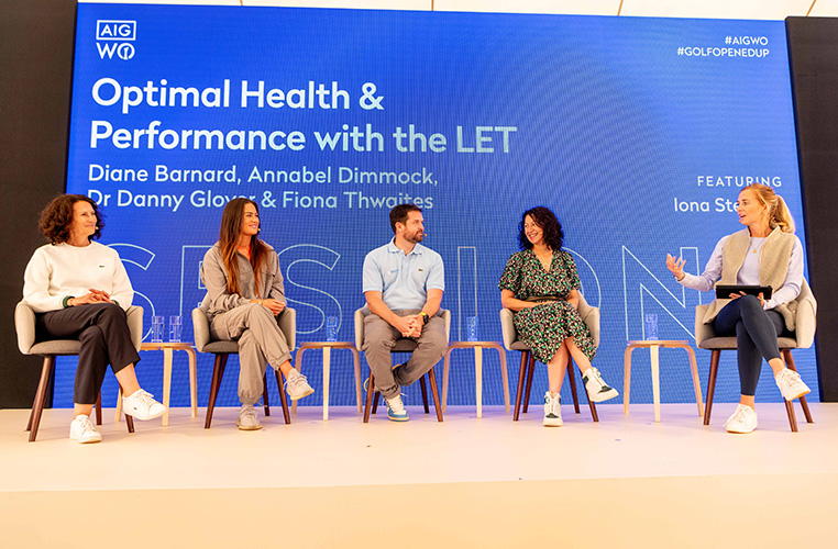 LET PERFORMANCE INSTITUTE LAUNCHED AT AIG WOMEN’S OPEN