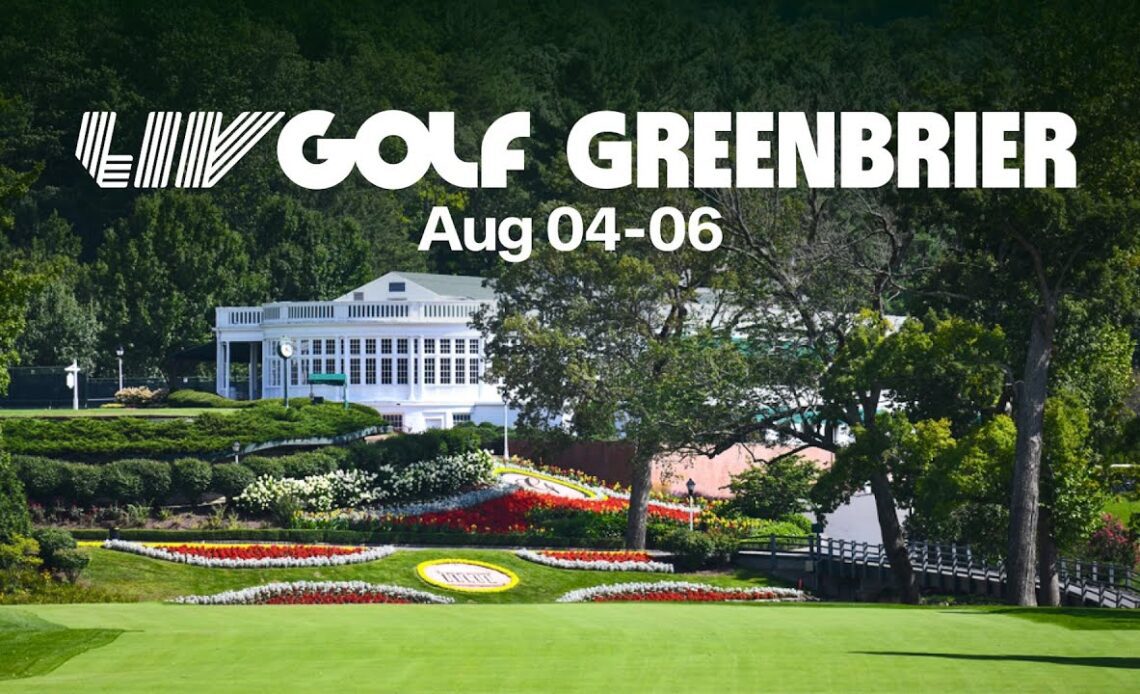 LIV Golf Greenbrier Round 1 Free | Aug 4,2023
