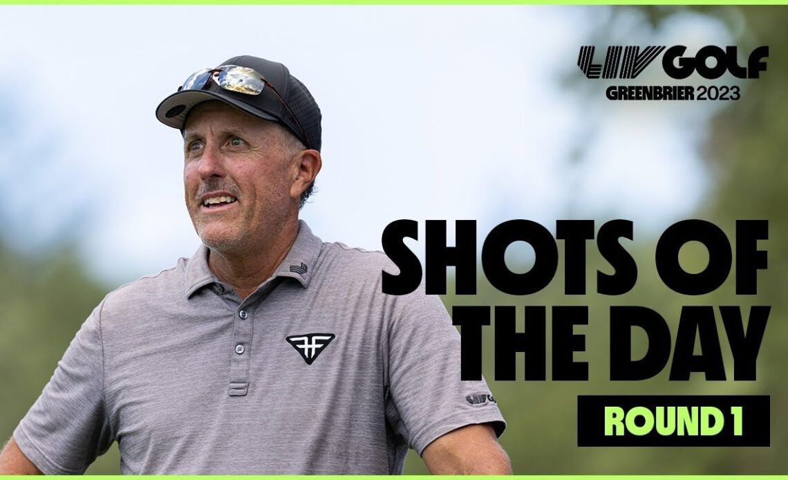 Lefty leads Rd. 1 Shots of the Day | LIV Golf Greenbrier