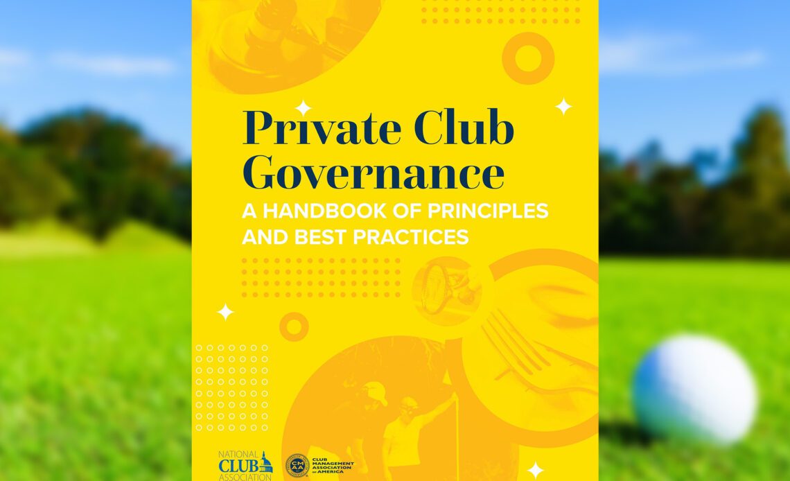 NCA and CMAA publish new book for private club managers