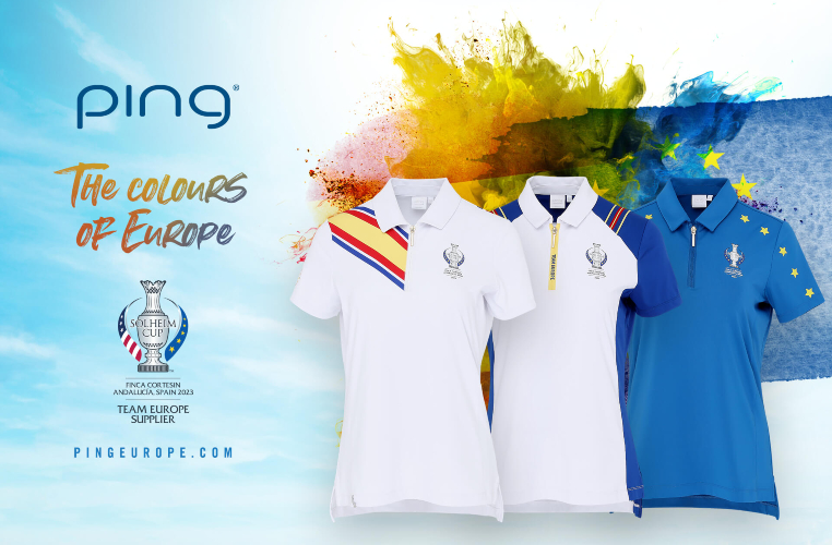 PING REVEAL OFFICIAL 2023 EUROPEAN SOLHEIM CUP TEAM UNIFORM VCP Golf