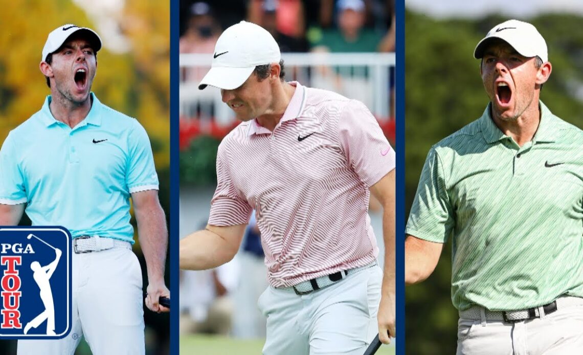 Rory McIlroy’s best shots from his three TOUR Championship wins
