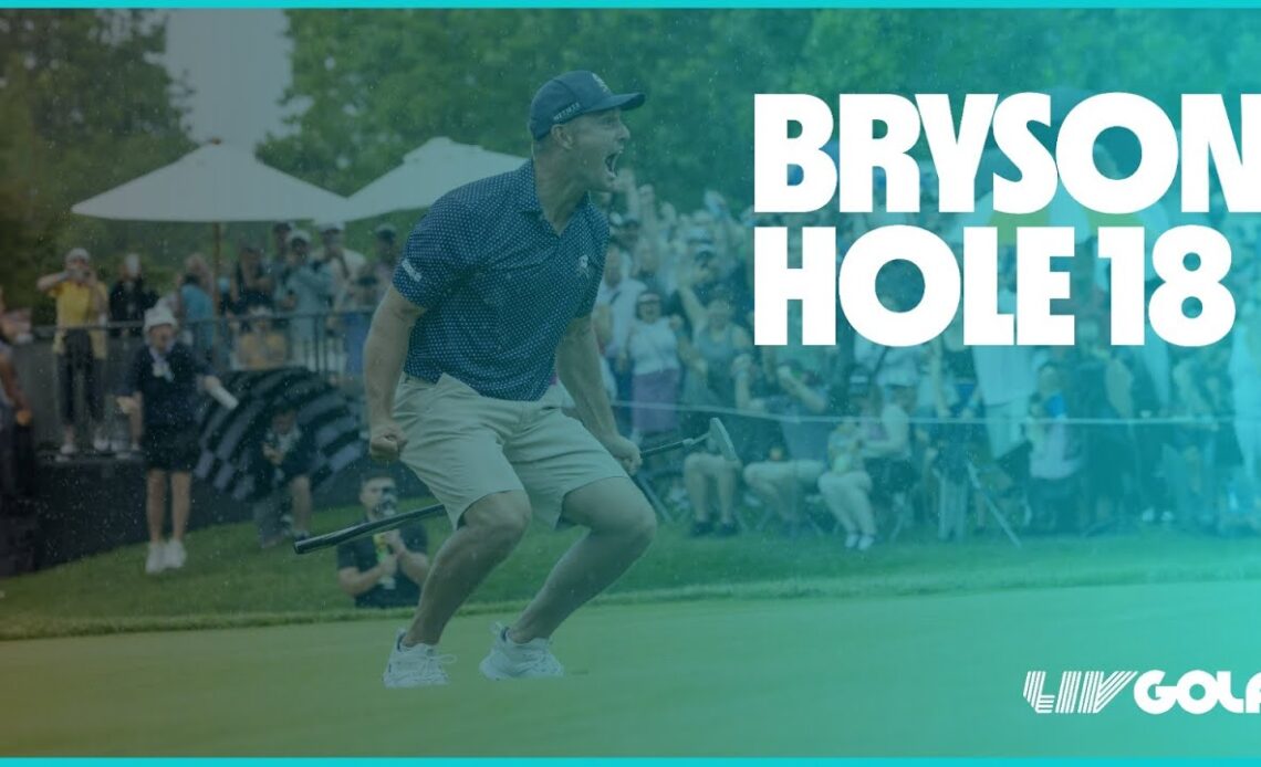 Scientific breakdown: The putt that sealed Bryson's 58 | LIV Golf Greenbrier