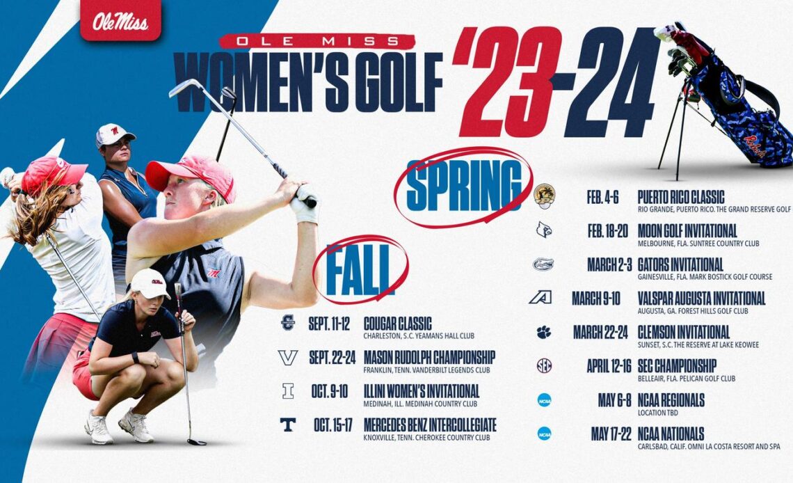 women's golf tour schedule