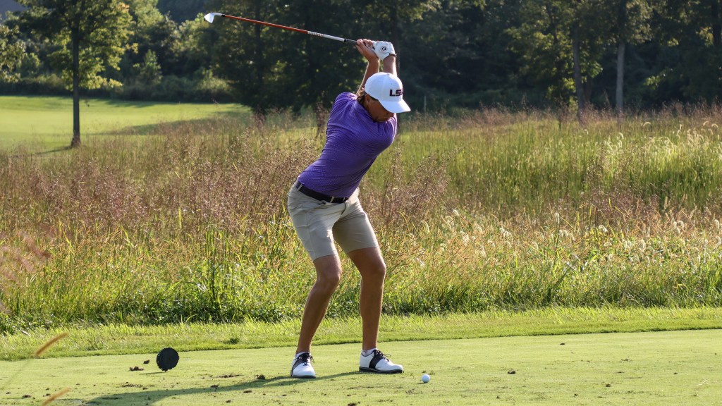 Alex Price takes lead for LSU Tigers as college golf begins
