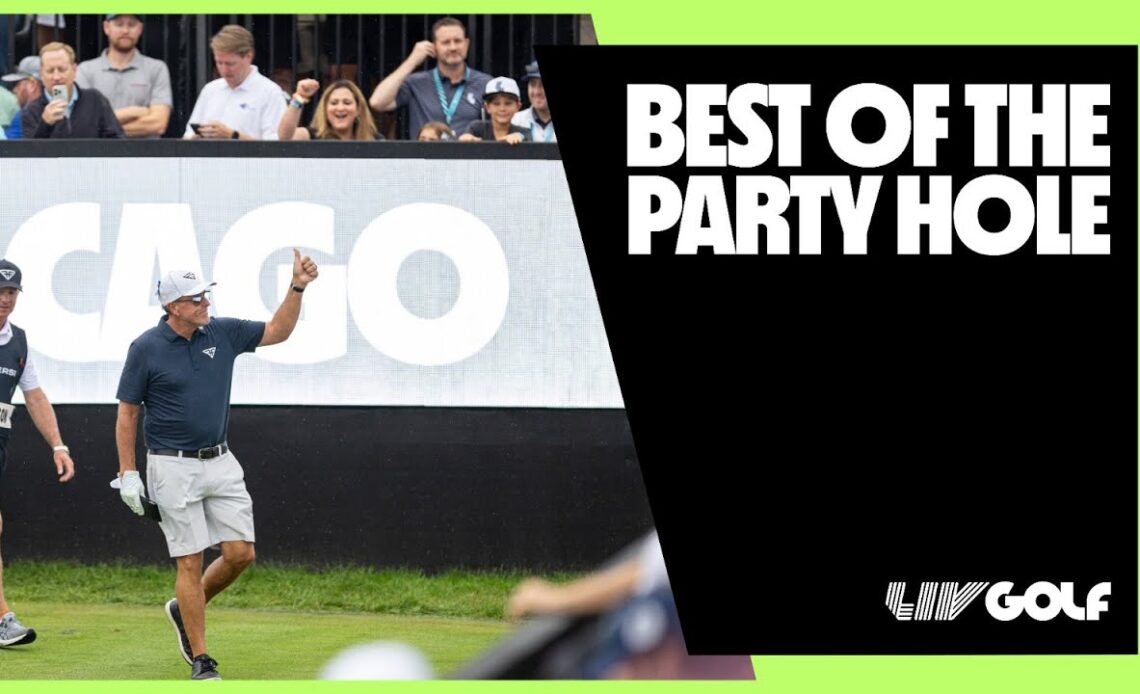 Highlights: Best of the Party Hole | LIV Golf Chicago - VCP Golf