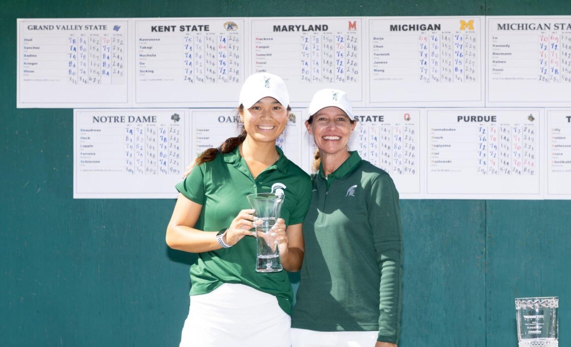 Katie Lu Wins First Collegiate Title, Spartans Finish in Second Place at Mary Fossum Invitational