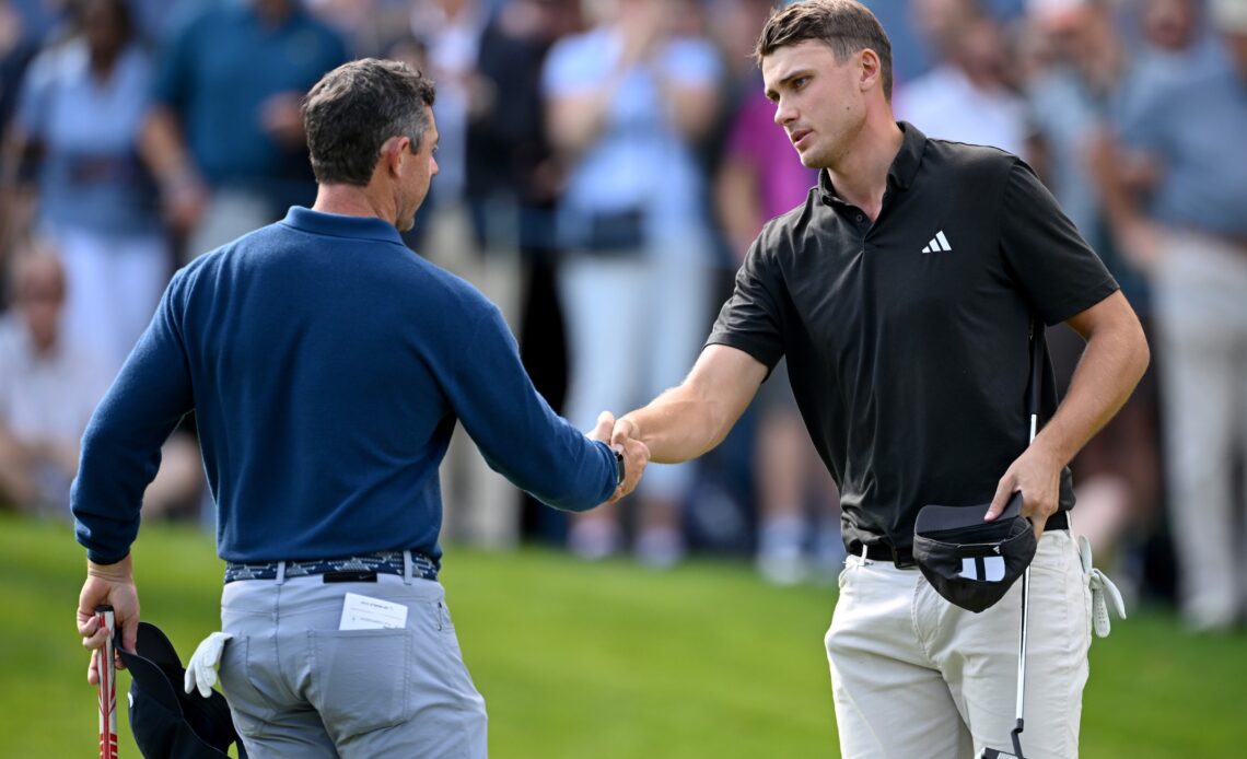 Ludvig Aberg explains how playing with Rory McIlroy has helped stunning form