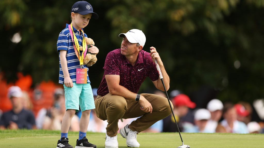 Rory McIlroy makes young fan’s wish come true at Irish Open