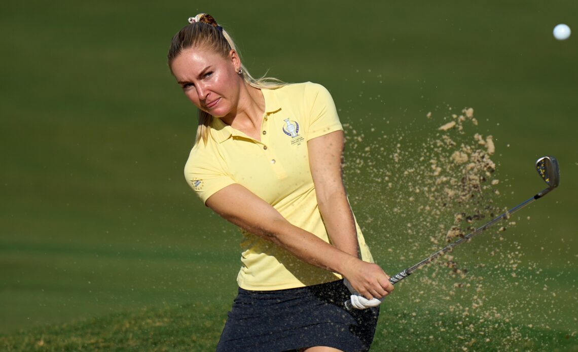 'Sore' Charley Hull Limited In Practice But Plays Down Neck Injury Scare