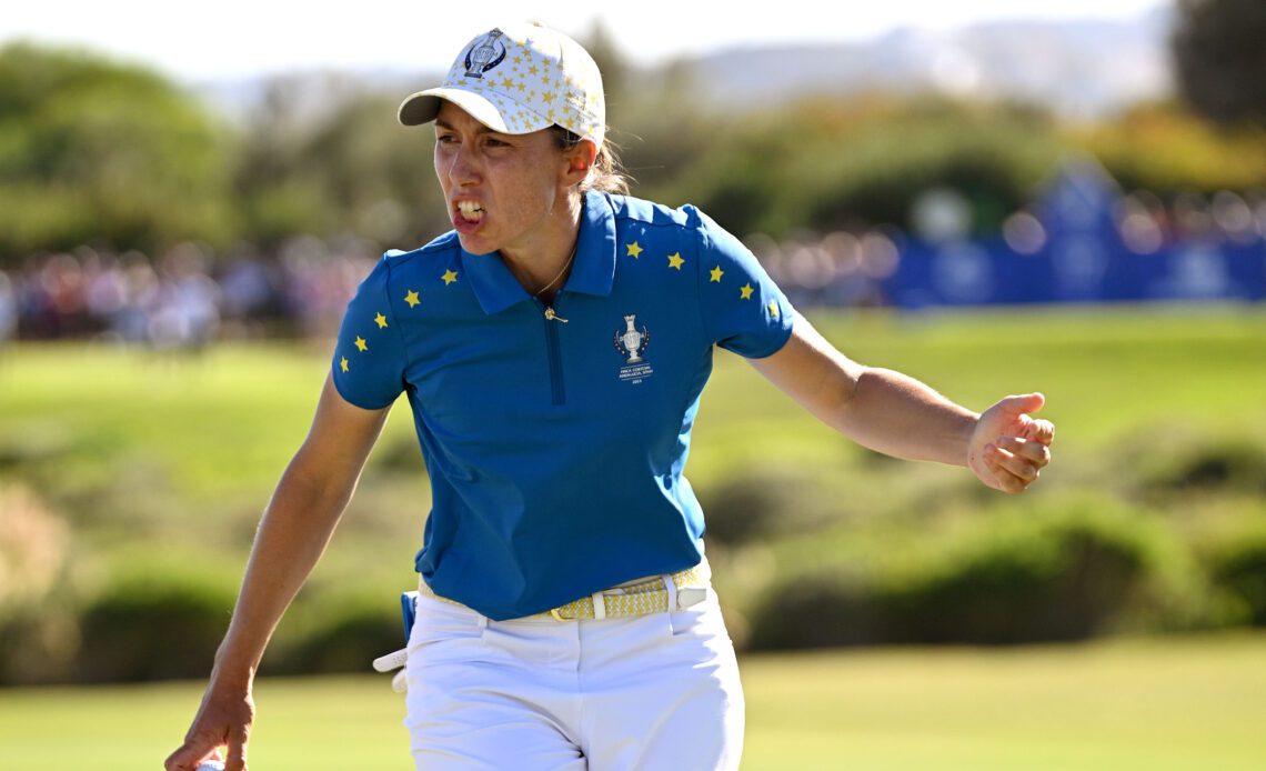 Spain's Carlota Ciganda Claims Crucial Point Over Nelly Korda In Home Solheim Cup