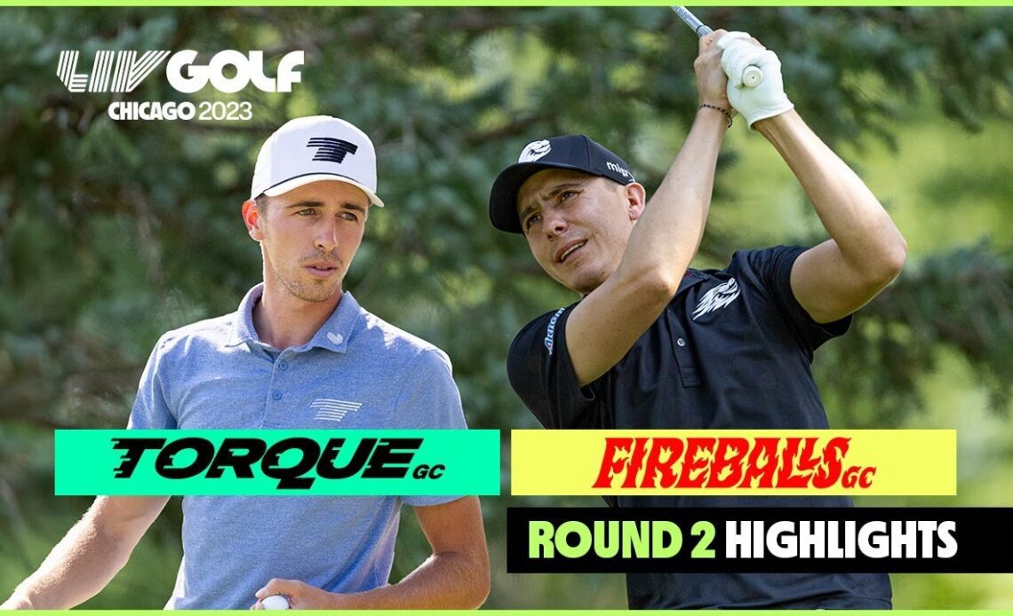 Team Highlights: Fireballs battle with Torque in Rd. 2 | LIV Golf Chicago