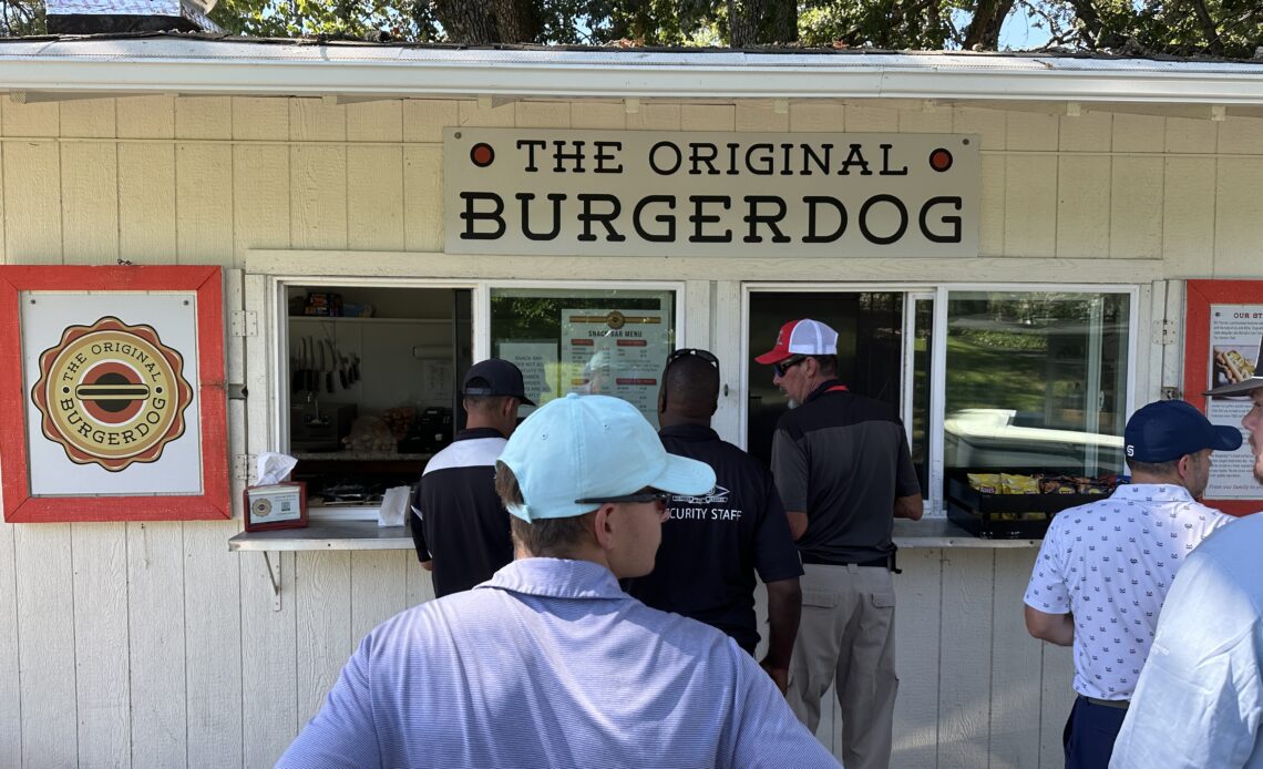 The Burgerdog might be the best concession item on the PGA Tour