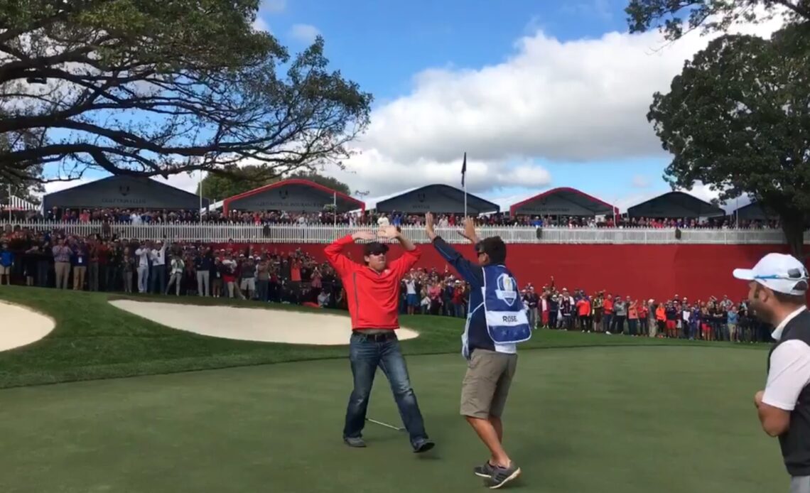 Throwback: When Justin Rose Lost A $100 Bet To A Fan At The 2016 Ryder Cup