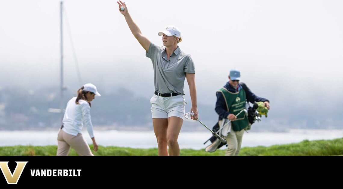 Vanderbilt Women's Golf | Claggett Leads Commodores in Round 1 at Pebble Beach