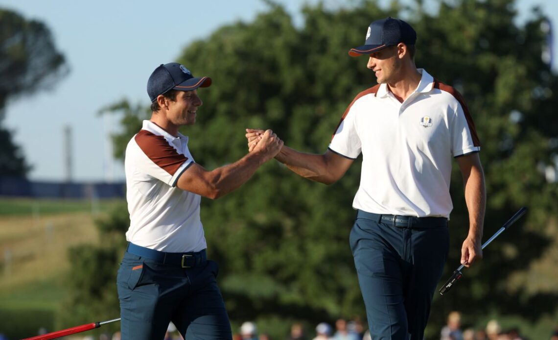 Viktor Hovland And Ludvig Aberg Break Record Ryder Cup Win After ...