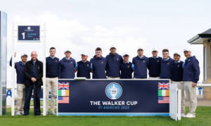 Virginia Men's Golf | Ben James and Team USA Open Walker Cup Competition Saturday