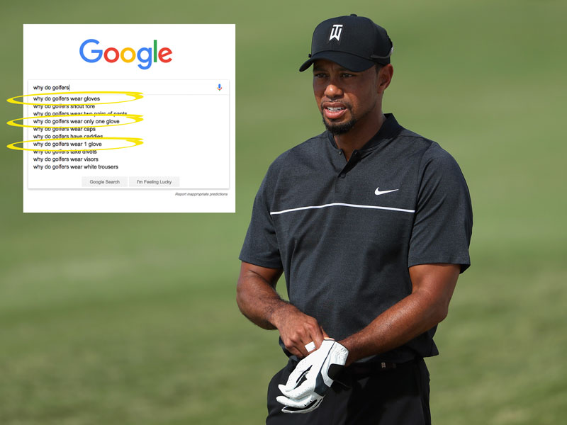 'Why Do Golfers Only Wear One Glove? ' You Asked Google...