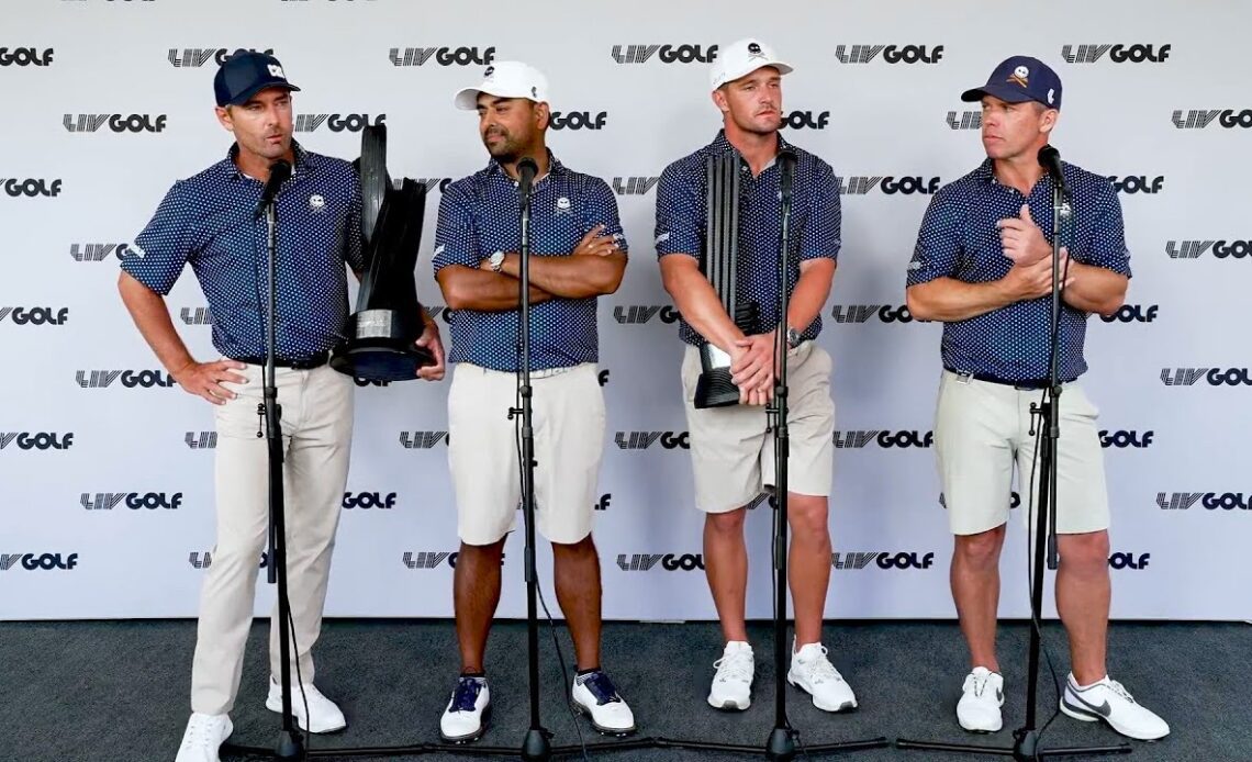 Winner's Interview: 'Huge mix of emotions' for Crushers | LIV Golf Chicago