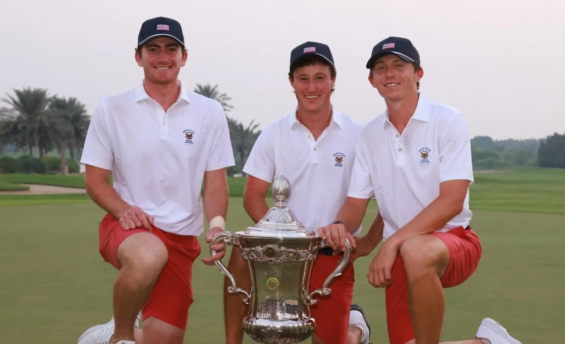 Alabama’s Nick Dunlap Helps Lead Team USA to Victory at the World Amateur Team Championship