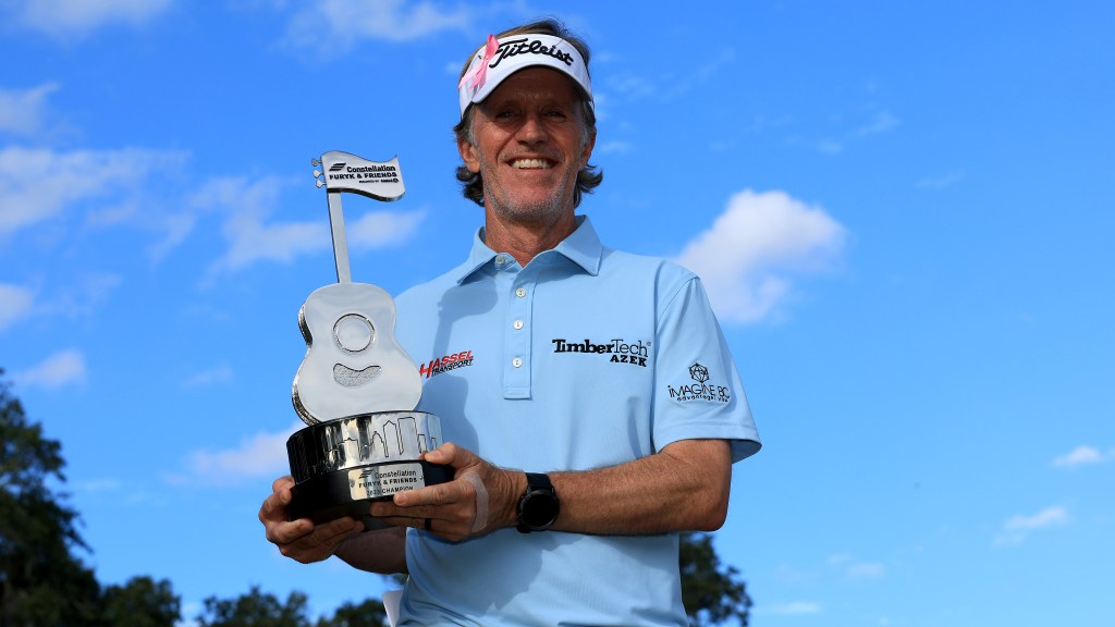 Brett Quigley overcomes late double-bogey to win 2023 Furyk & Friends