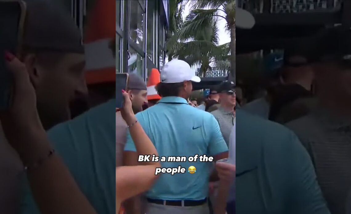 Brooks Koepka is a man of the people 😂#LIVGolf