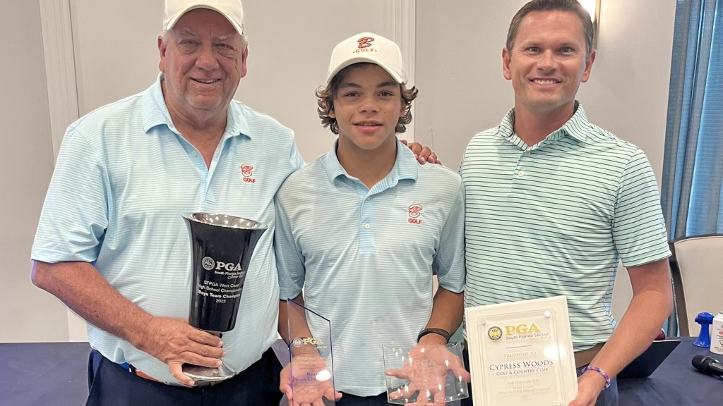 Charlie Woods, son of Tiger Woods, wins another golf tournament