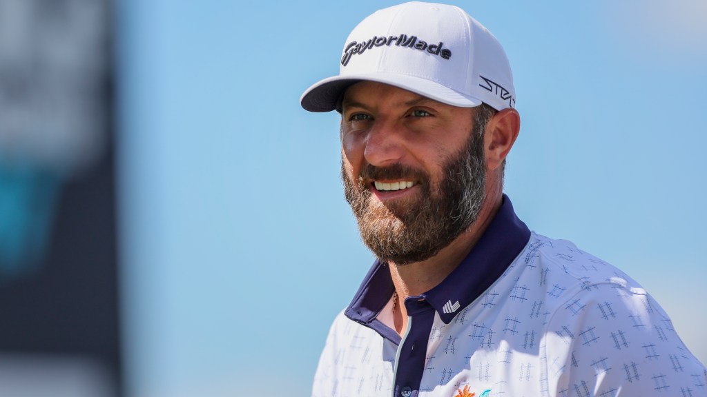 Dustin Johnson laughs off shank vs. Phil Mickelson at LIV Golf finale