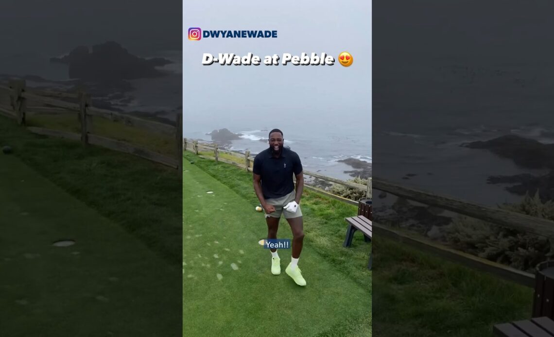 Dwyane Wade’s FIRST EVER hole-in-one! 🔥