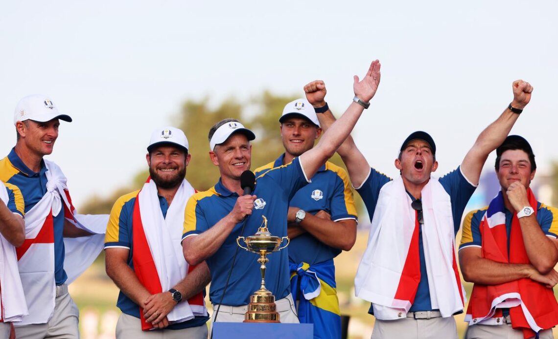 Europe's Winners Beg Skipper Luke Donald To Stay On For 'Two More Years'