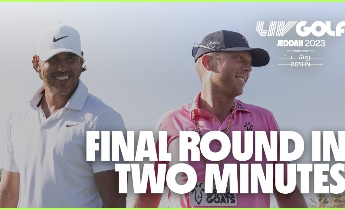 Highlights: Final Round in Two Minutes | LIV Golf Jeddah