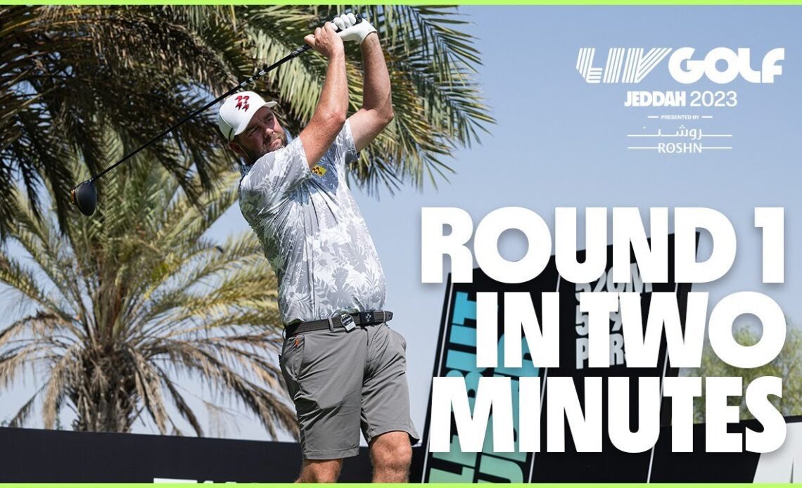 Highlights: Round 1 in Two Minutes | LIV Golf Jeddah