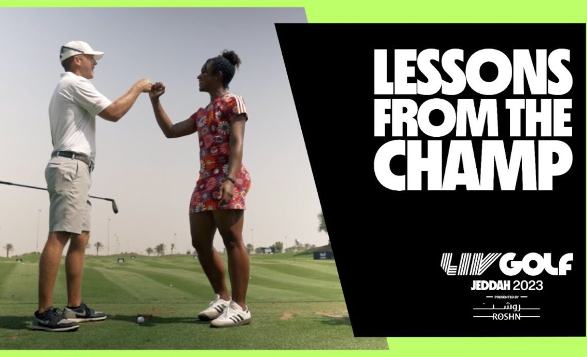 Lessons from the Champ: Hit a stinger like Gooch | LIV Golf Jeddah