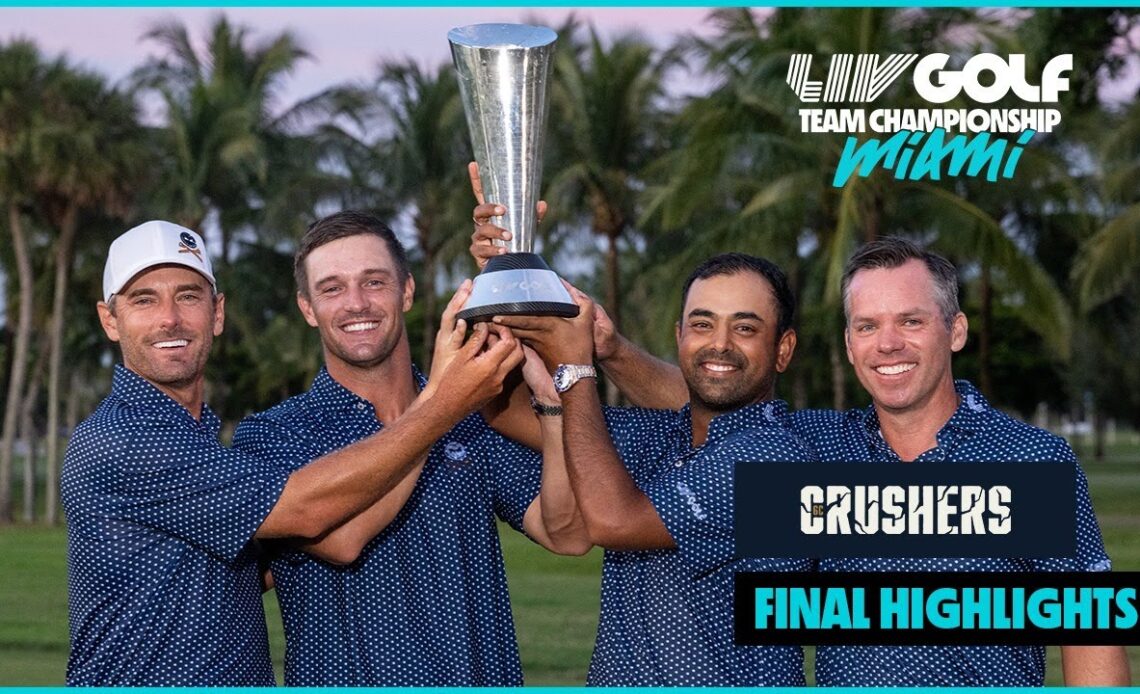 Team Highlights: DeChambeau's Crushers win Team Title | Miami 2023