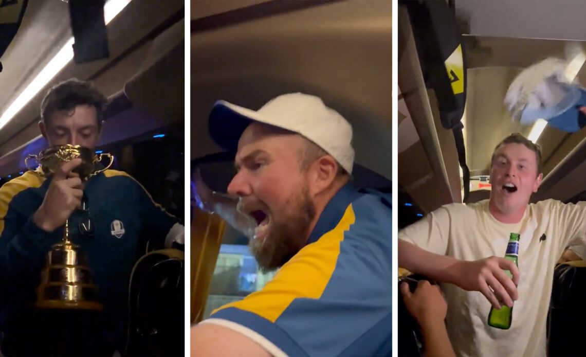 ‘We’re The Left Side Of The Bus – Team Europe Ryder Cup Party Underway