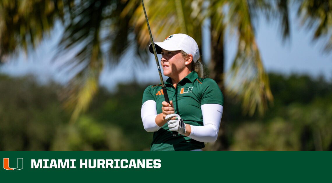 Byrne Named ACC Golfer of the Month – University of Miami Athletics