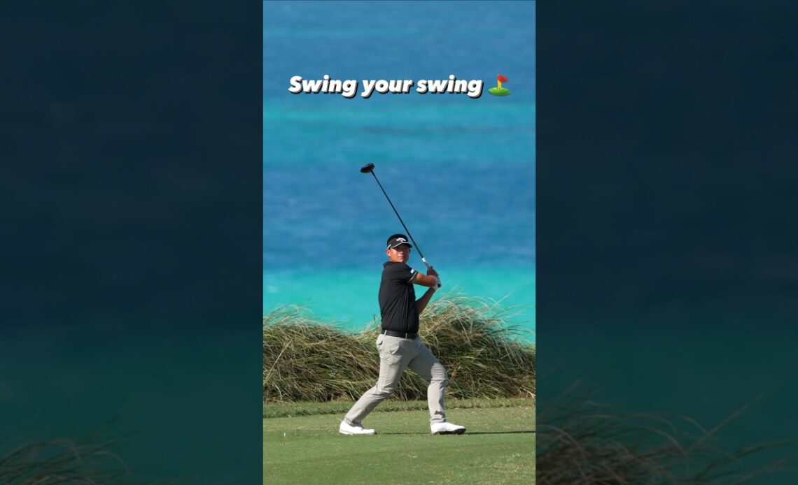 Describe Carl Yuan’s swing in one word 🤔