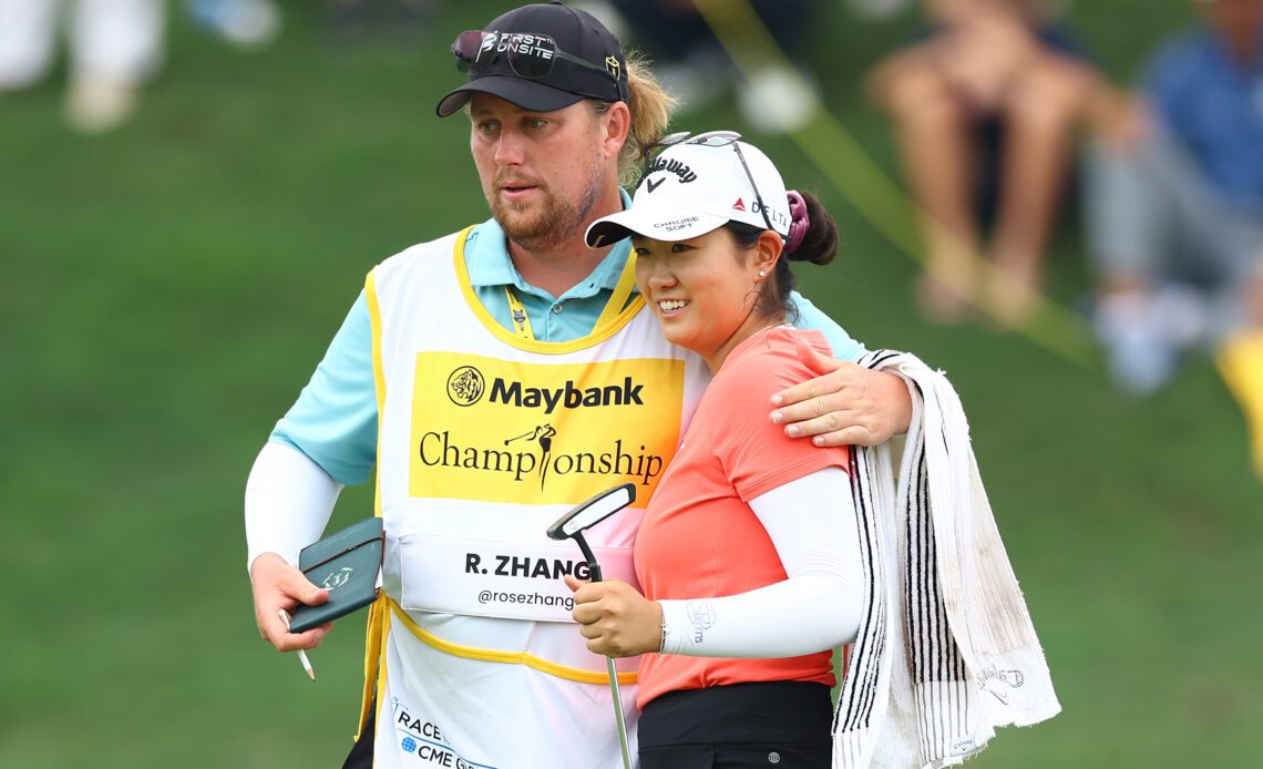 Rose Zhang wraps up LPGA Asia swing in Japan with new caddie