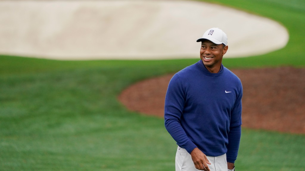 Stewart Cink says Tiger Woods is practicing again