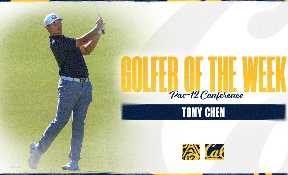 Tony Chen Named Pac-12 Golfer Of The Week