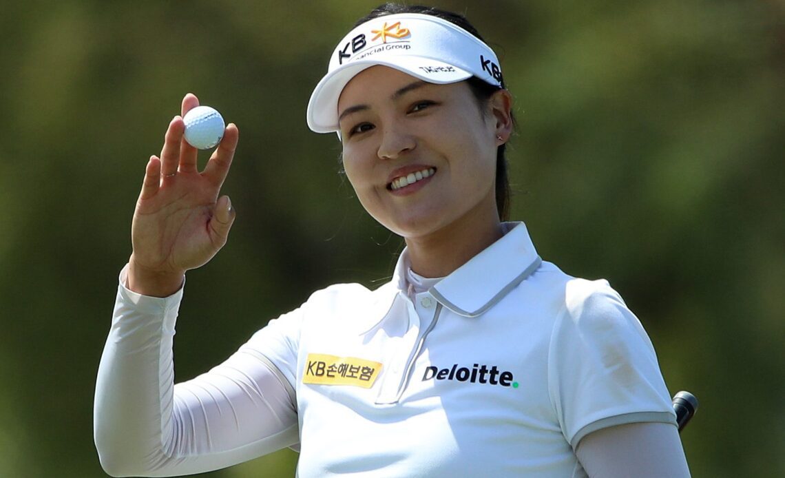 Who were the LPGA’s stat leaders in driving distance, more in 2023?