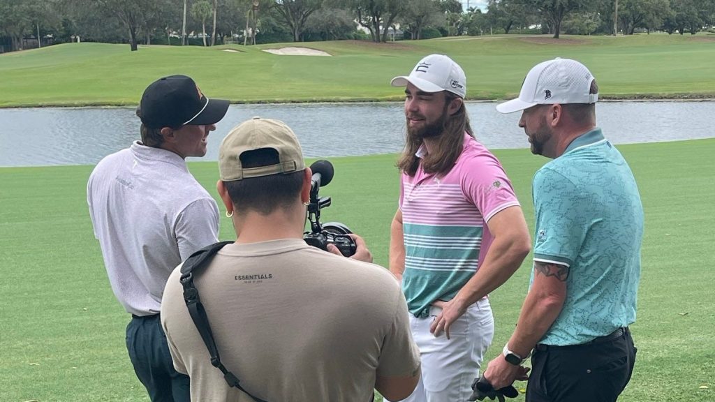 World Long Drive champion Kyle Berkshire talks about 579-yard drive